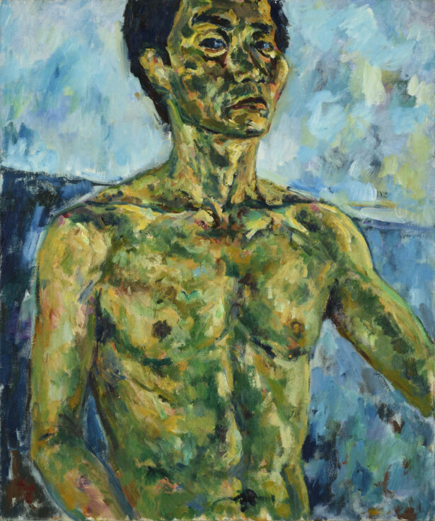 Kwun Suncheol, 자화상 Self-portrait, 1978, Oil on canvas, 73 x 61cm