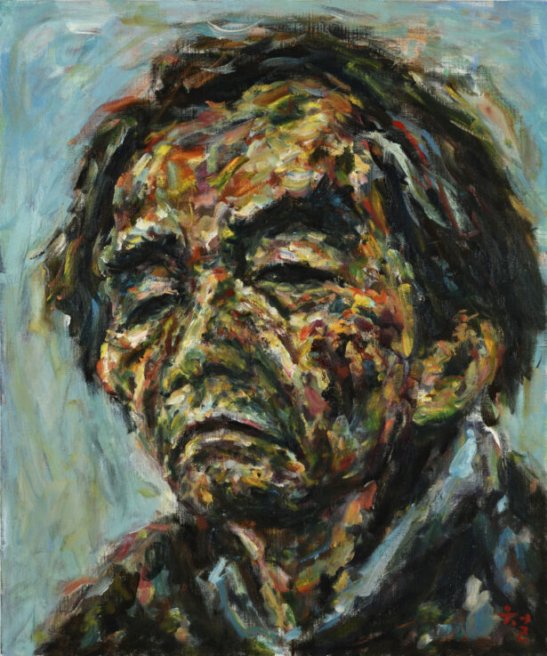 Kwun Suncheol, 나 Self-portrait, 2012, Oil on canvas, 72.8 x 60.5cm