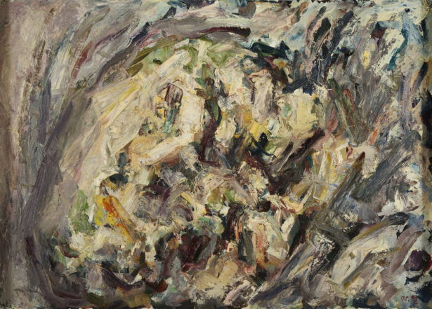 Kwun Suncheol, 얼굴 Face, 1975, Oil on canvas, 65 x 91.5cm