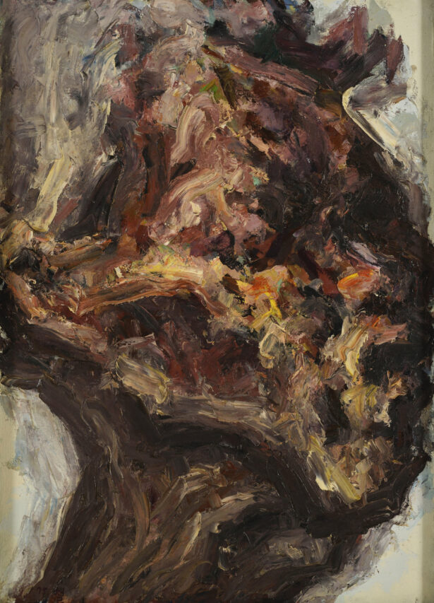 Kwun Suncheol, 얼굴 Face, 1975, Oil on canvas, 100.5 x 73cm