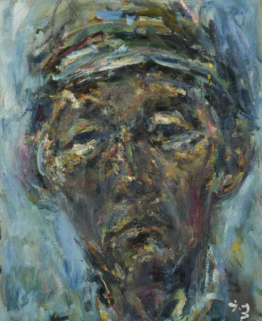 Kwun Suncheol, 자화상 Self-portrait, 1999, Oil on canvas, 53 x 41cm
