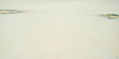 Kwun Suncheol, 낙동강 Nakdong River, 2002, Oil on canvas, 50 x 100cm