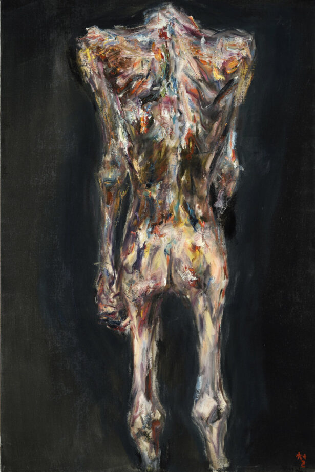 Kwun Suncheol, 수인의 몸 Prisoner's Body, 2007, Oil on canvas, 195 x 130cm