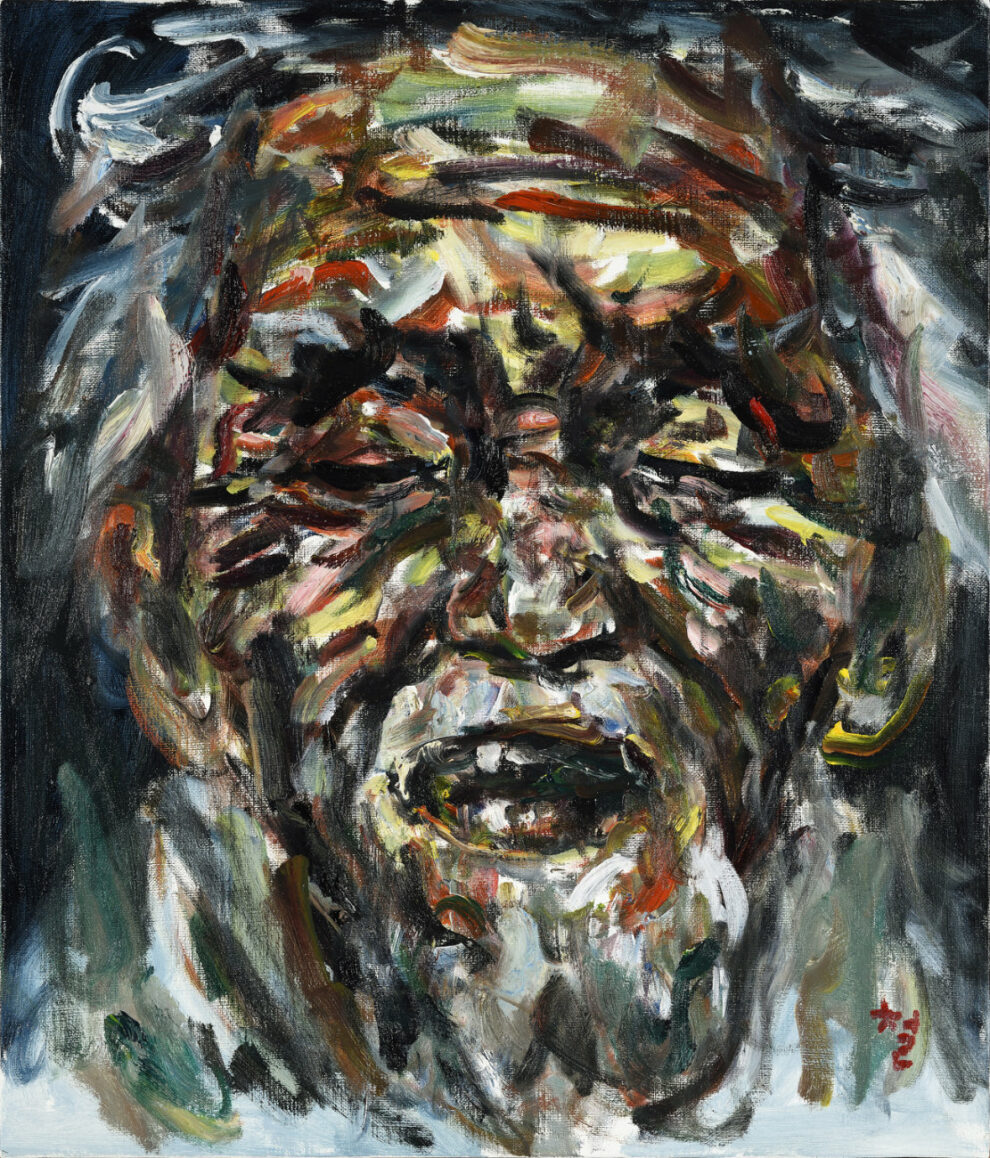 Kwun Suncheol, 얼굴 Face, 2015, Oil on canvas, 53 x 45.5cm