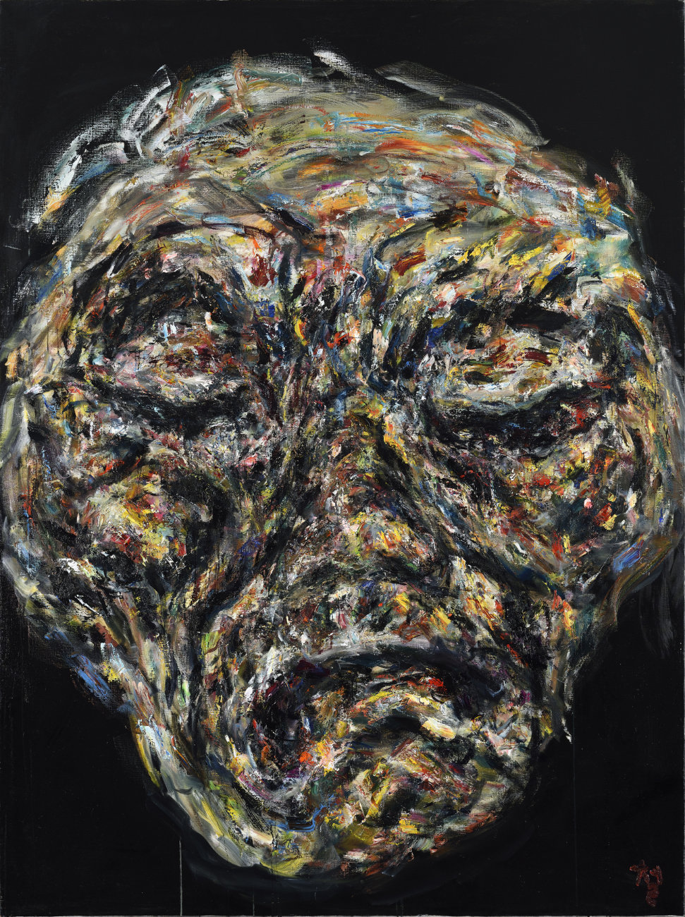 Kwun Suncheol, 얼굴 Face, 2008, Oil on canvas, 258.5 x 194.5cm