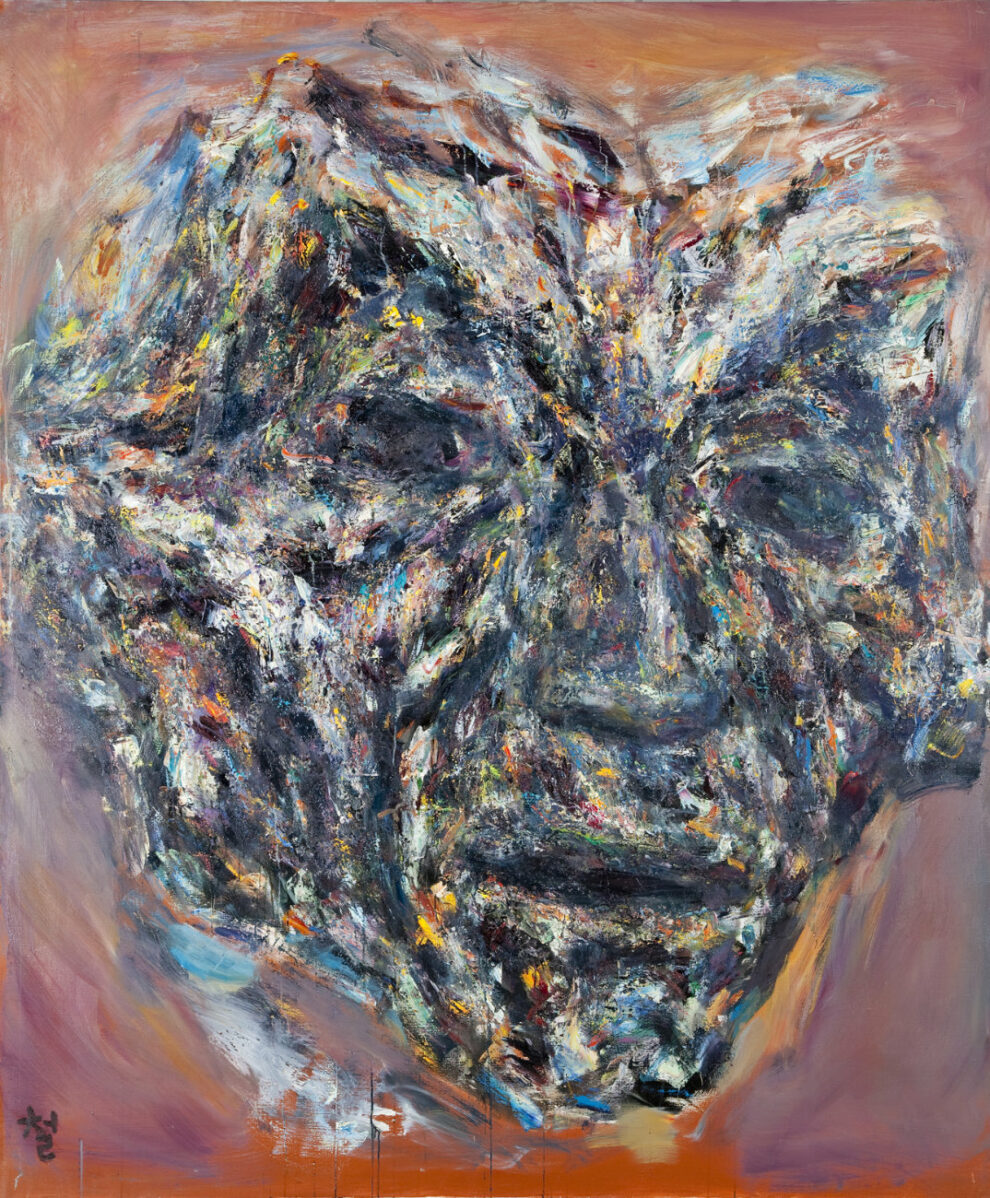 Kwun Suncheol, 얼굴 Face, 2010, Oil on canvas, 240 x 200cm